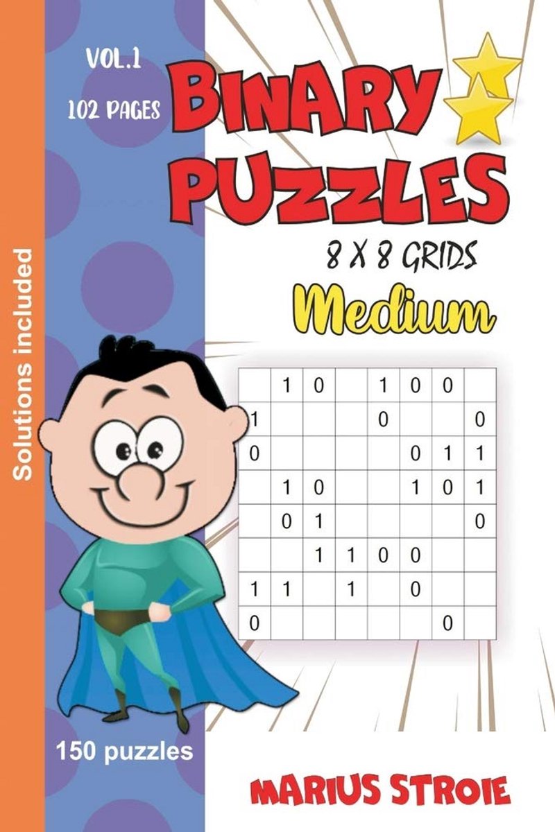 Middelharde Binary Puzzels - 8x8 Grids