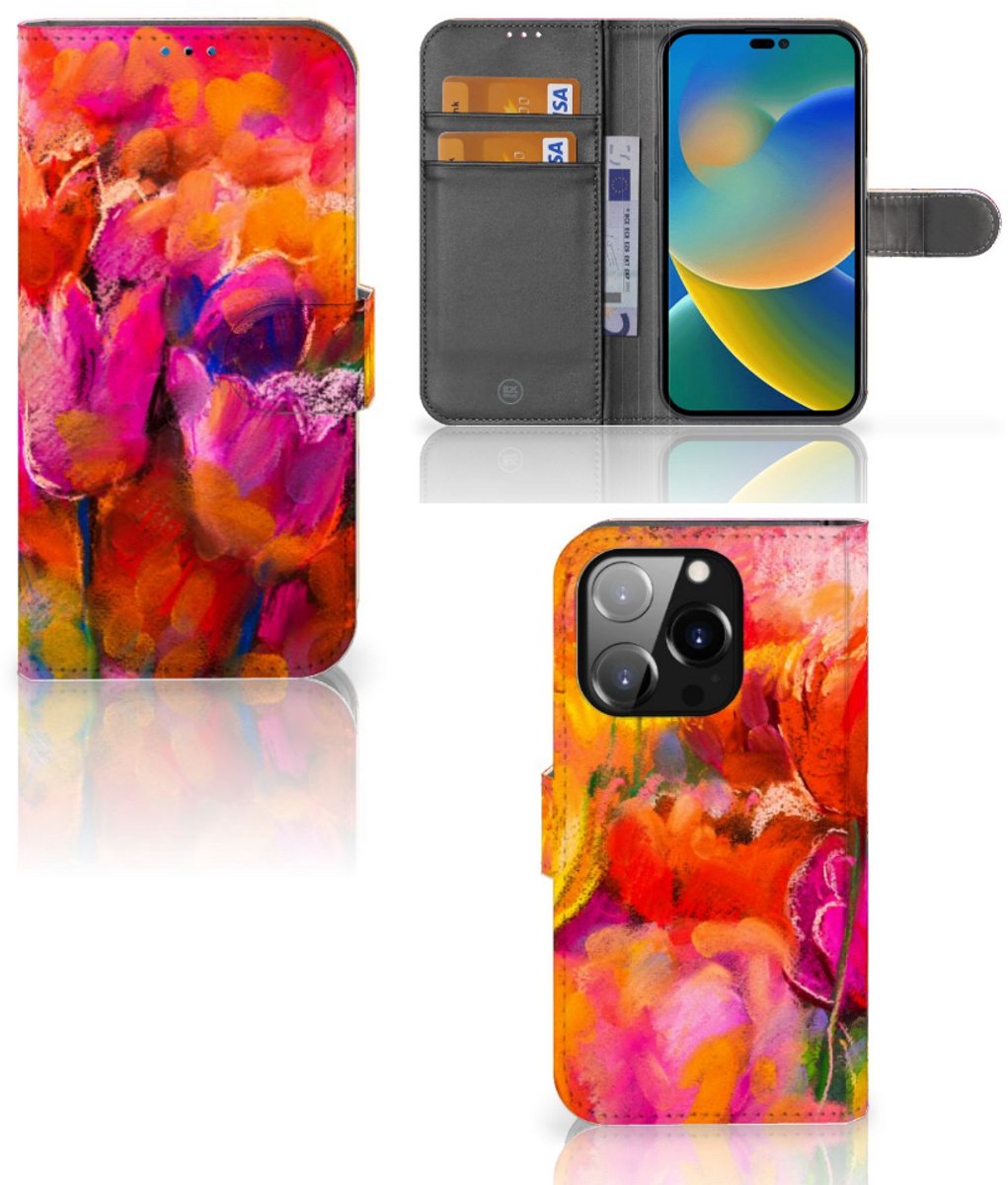Hoesje iPhone 14 Pro Tulips