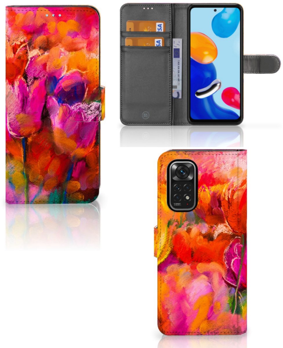 Hoesje Xiaomi Redmi Note 11/11S Tulips