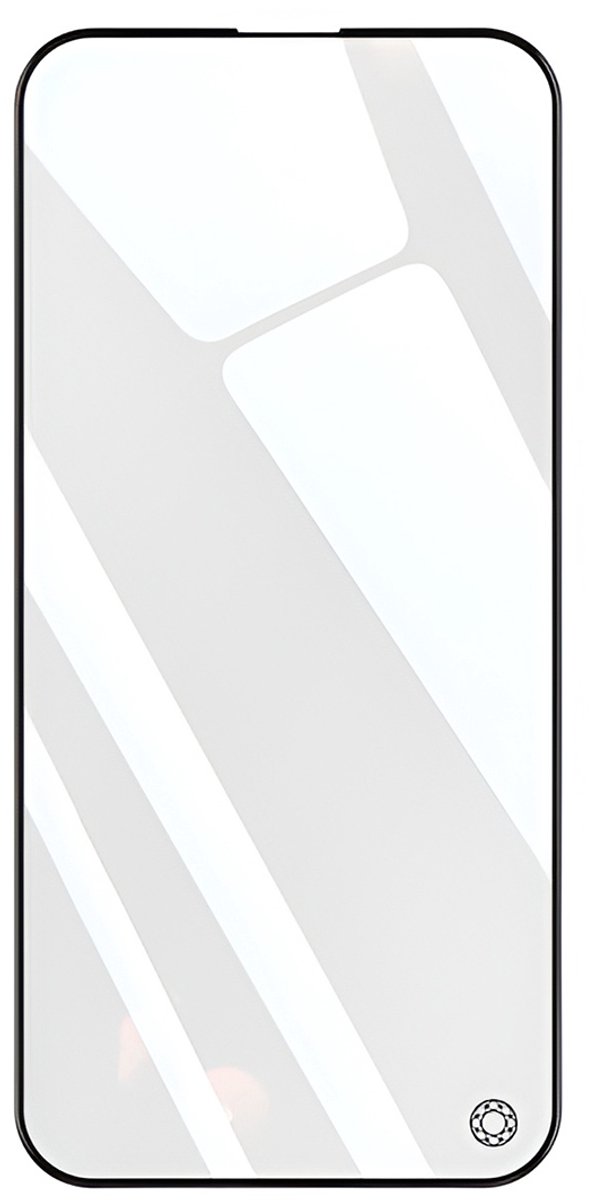 Force Case, Screenprotector geschikt voor iPhone 15 - Organic Glass 2.5D, Transparant