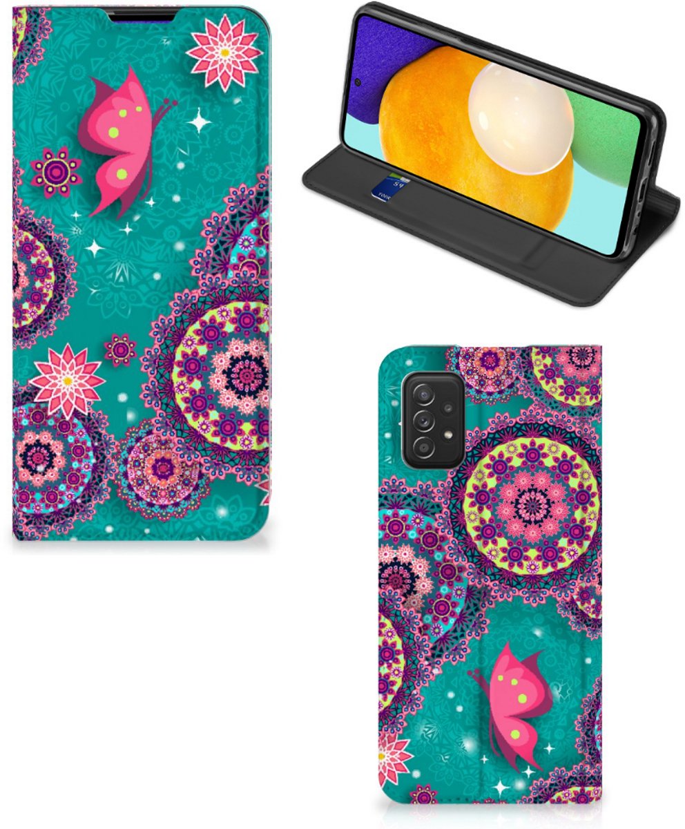 Samsung Galaxy A03s Bookcase Cirkels en Vlinders