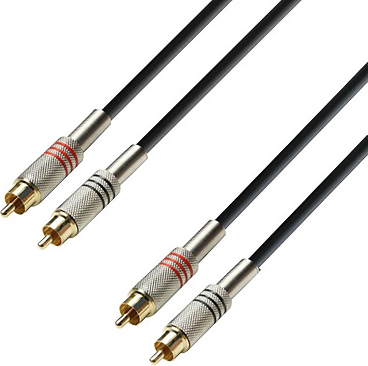 Twin-kabel 2 x RCA naar 2 x RCA - 1 m, Betrouwbare Kwaliteit en Gestructureerde Prestaties