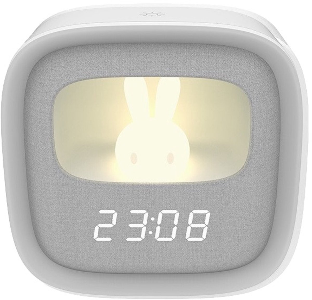 Forever Bunny Aurora Square LED Pure Light Kinderwekker / Nachtlampje
