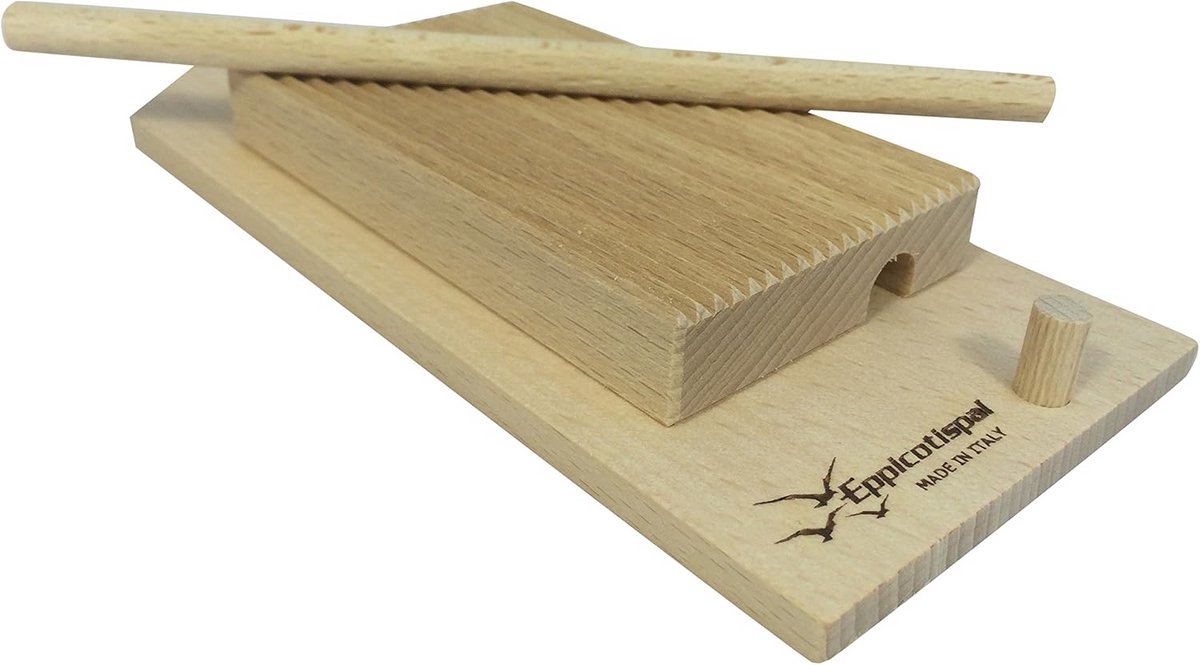 Houten Pastamaker voor Garganelli en Gnocchi - Handig Keukenhulpmiddel voor Zelfgemaakte Pasta