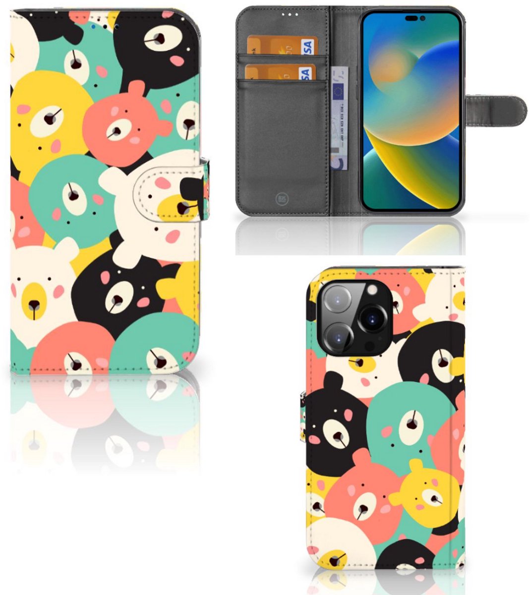 iPhone 14 Pro Max Leuk Hoesje Bears