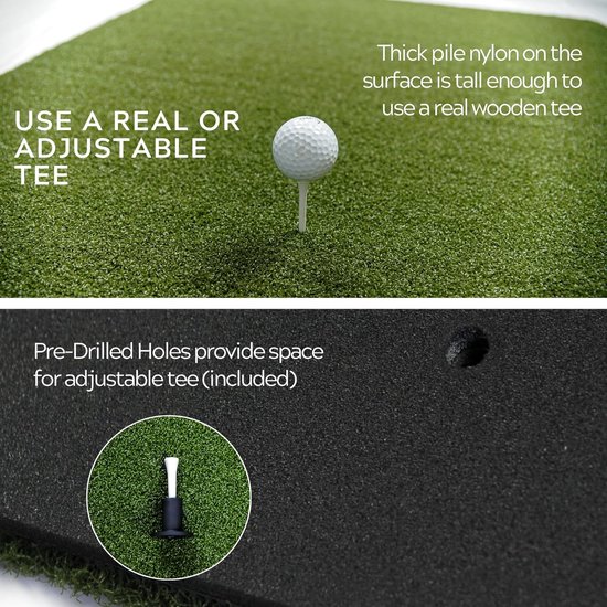 Heavy Duty Golf Practicematten - 10"x24" Hitting Strip voor Binnen en Buiten van Merkloos — afbeelding 2