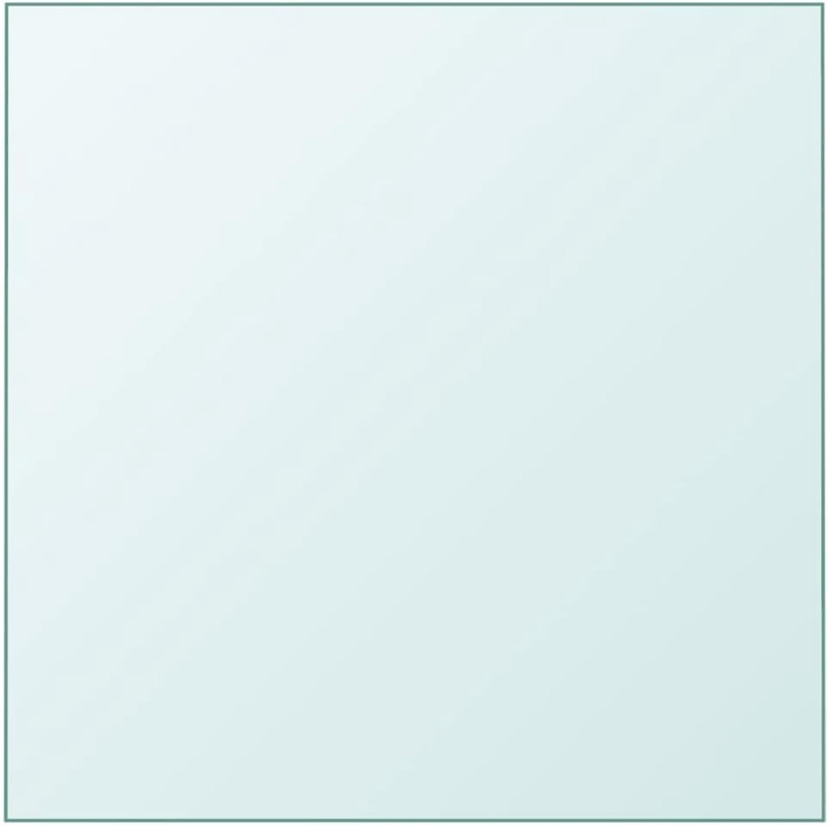 Glazen Tafelblad 40x40 cm Gehard Veiligheidsglas Transparant