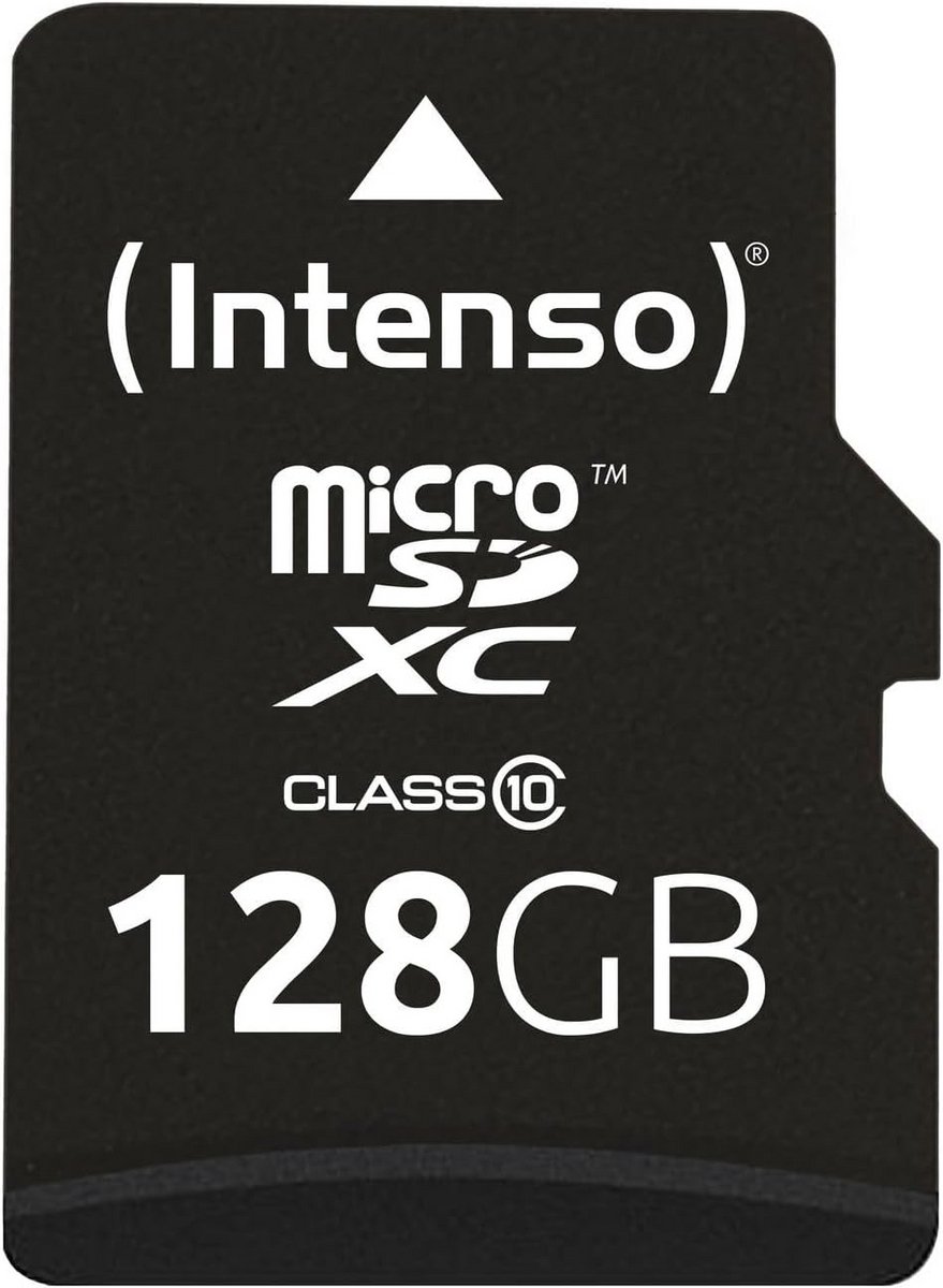 microSDXC 128GB Geheugenkaart Class 10 met SD-adapter