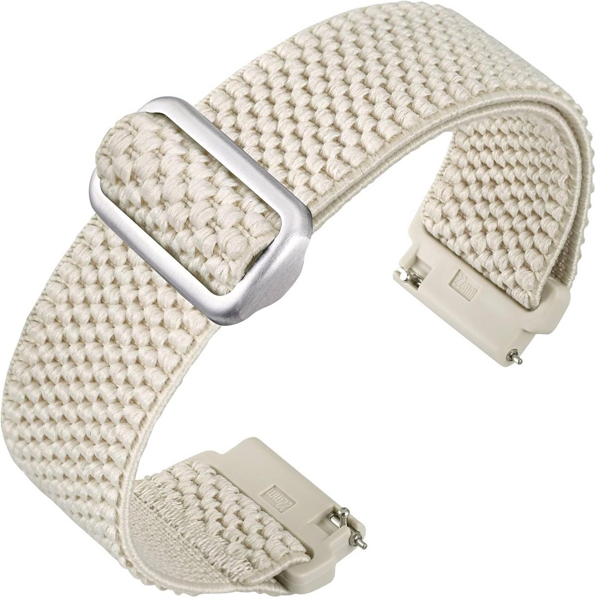 Rekbare Nylon Horlogeband Verstelbaar Elastisch met Snelsluiting Vervangende Polsband