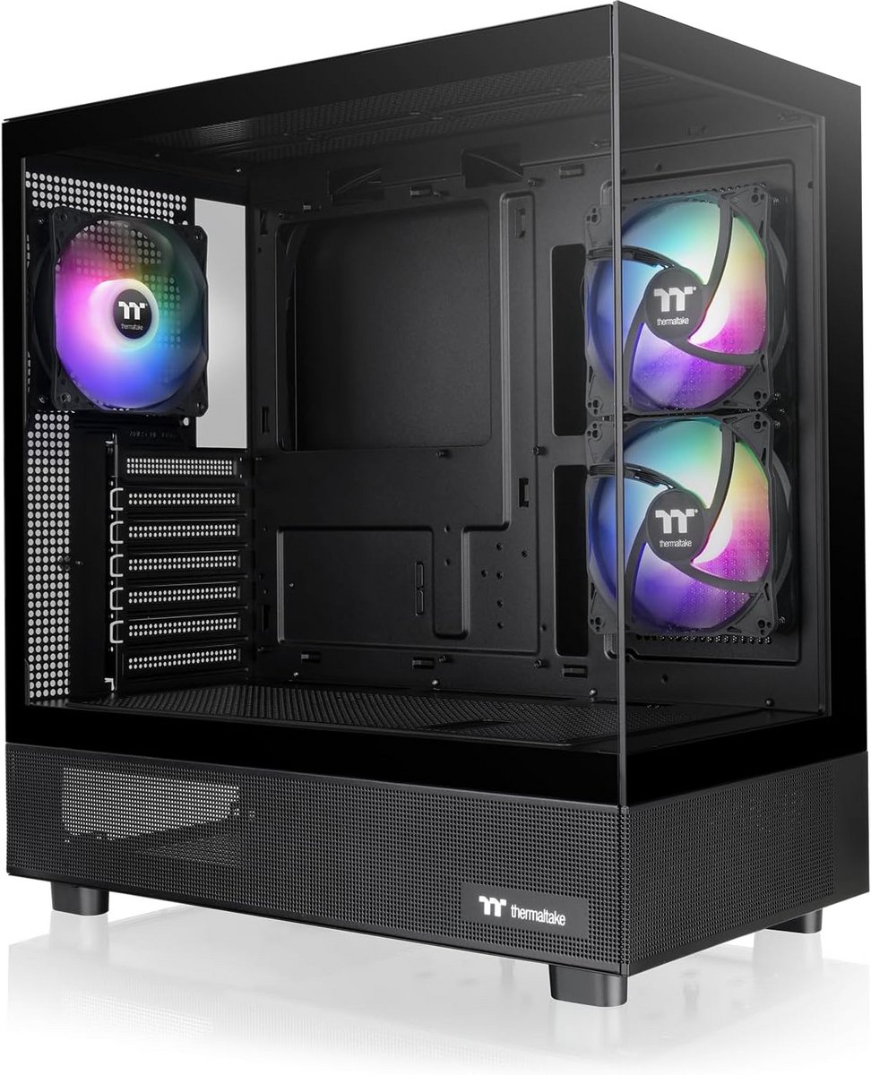 Mid Tower PC Kast met Gehard Glas en ARGB Verlichting