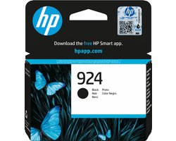 HP 924 - Inktcartridge - Origineel - Standaard Rendement - Zwart