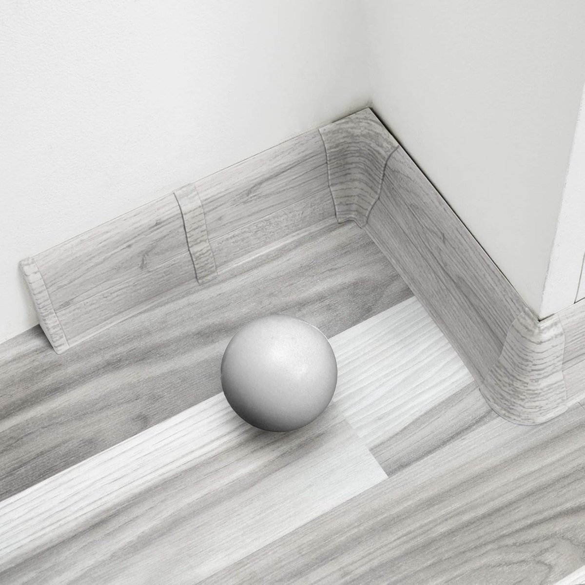 PVC Plinten in Laminaatlook - 20 Meter - 62 mm Hoog - Geschikt voor Diverse Vloeren