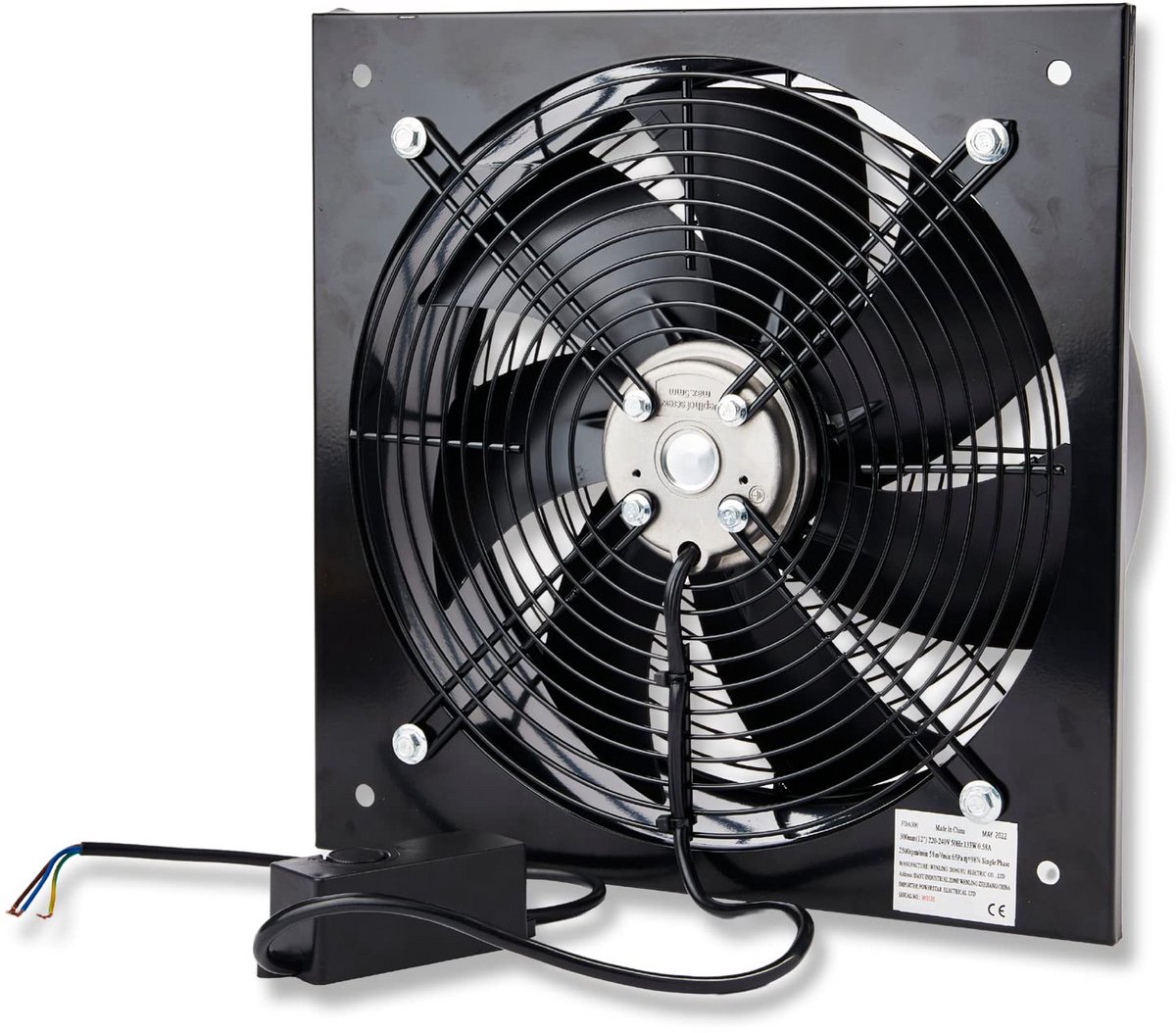 Krachtige Axiale Ventilator voor Industriële Afzuiging en Ventilatie - Diverse Maten