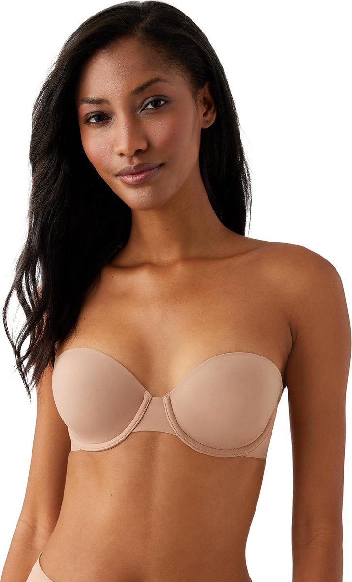 Comfortabele Strapless BH zonder Beugel met Gladde Cups