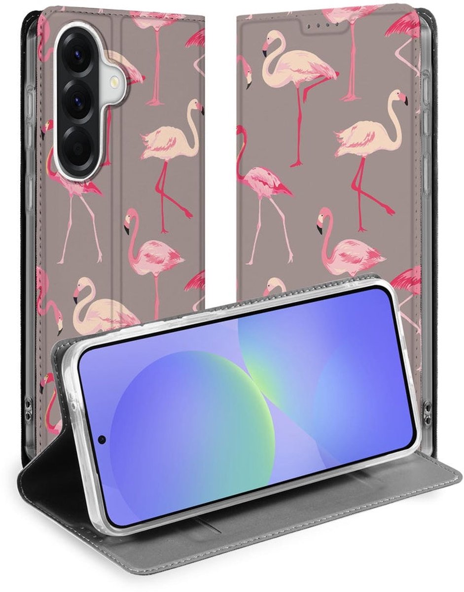 Samsung Galaxy A37 Standcase Hoesje Flamingo