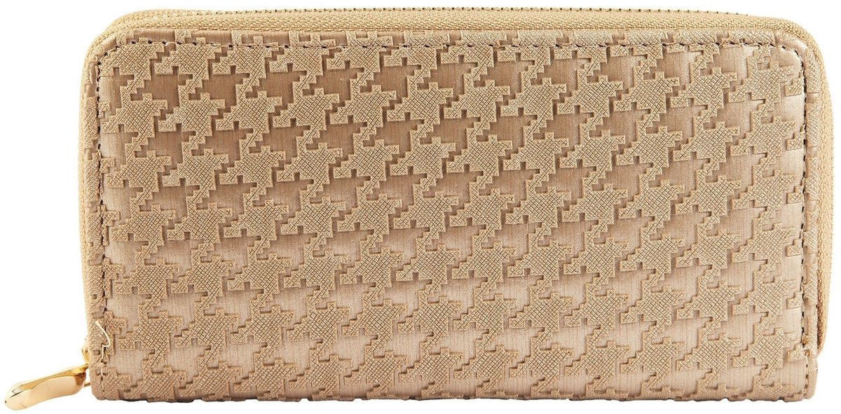 Cham Cham Dames portemonnee horizontaal imitatieleer Hilal Cham Cham damesportemonnee van imitatieleer. Formaat 19 x 10 cm.