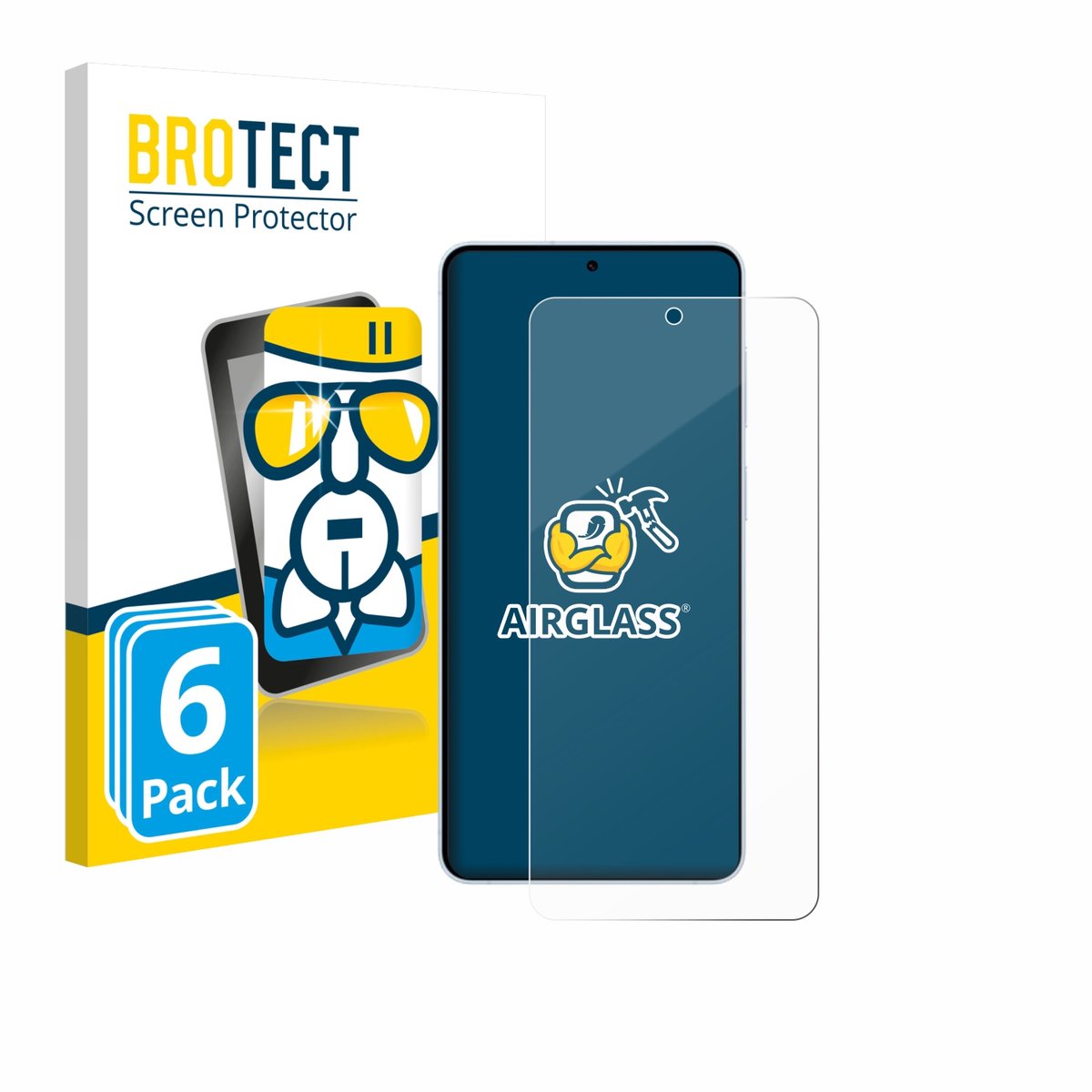 Screenprotector 6 Stuks voor Samsung Galaxy S26 Plus Beschermglas transparant