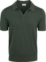 Polo Riva Compact Vert Foncé - Taille L - Homme - Polo Homme à manches courtes