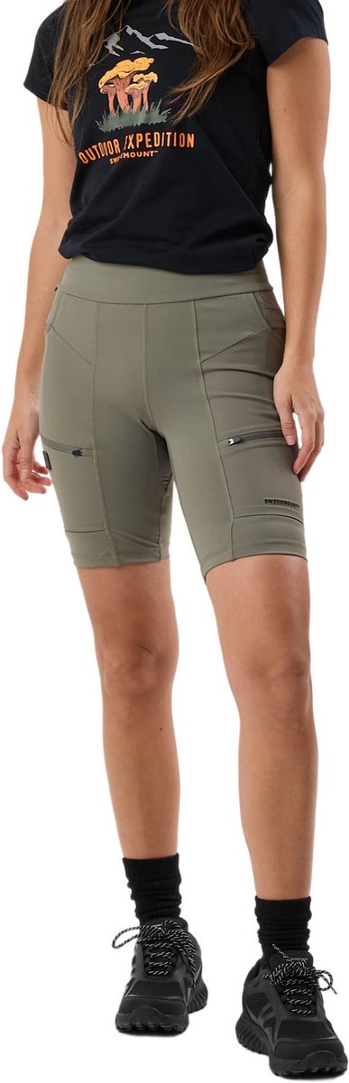 Swedemount Trondheim Trekking Shorts – Dames outdoor shorts Groen