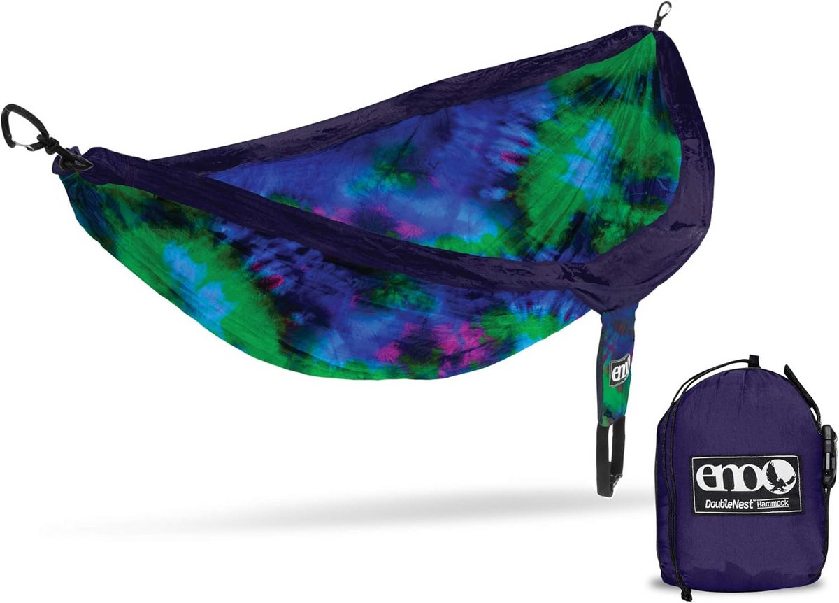 Travel Hangmat Dubbel Zacht Ademend Nylon Sneldrogend