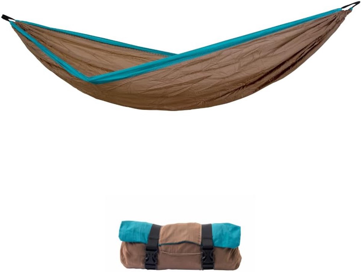 Ultralichte Hangmat XL 295 x 150 cm - Ideaal voor Reizen - Erg Laag Gewicht van 385 g - Draagt Tot 200 kg