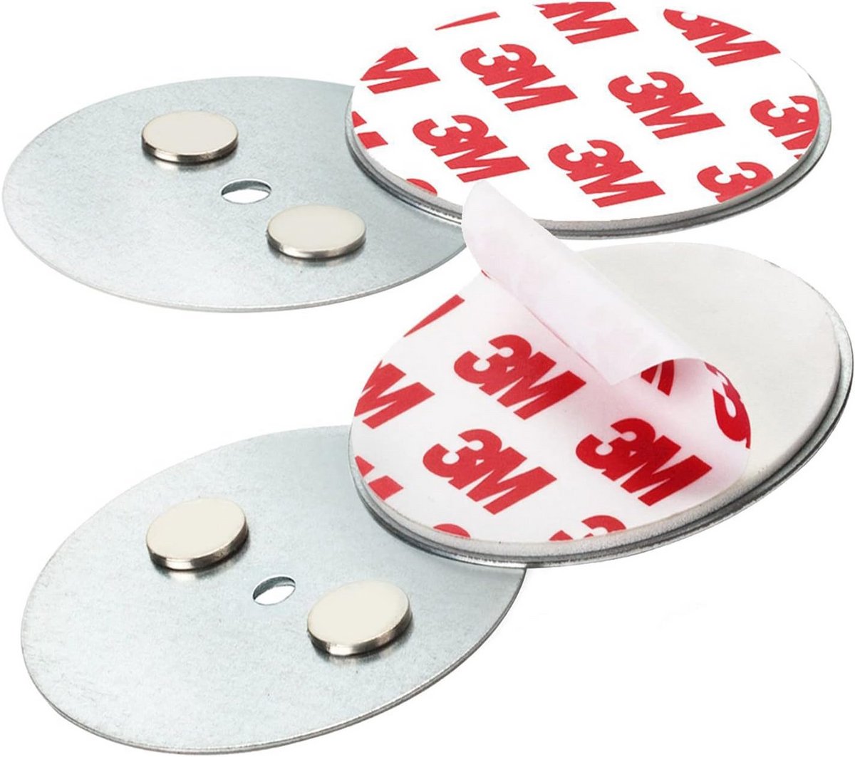 Zelfklevende Pads voor Magnetische Rookmelders - Ø 50 mm