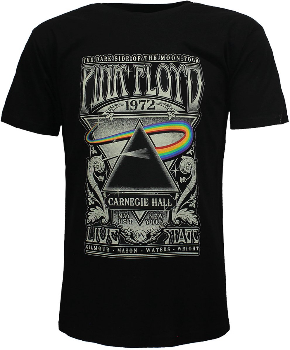 Pink Floyd Carnegie Hall Live Poster T-Shirt - Officiële Merchandise - M