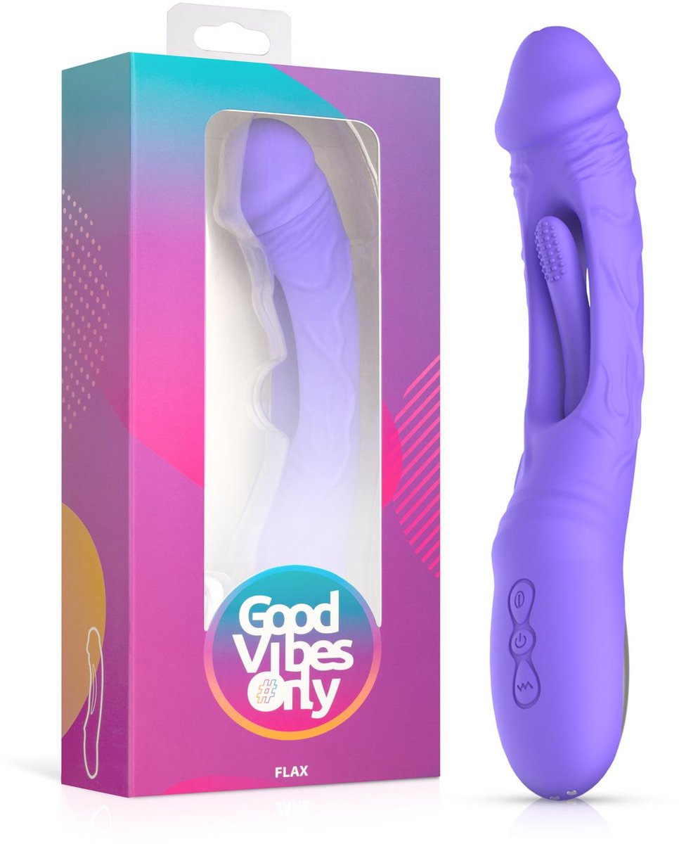 Good Vibes Only - Flax Vibrerende Dildo met G-Spot Stimulator