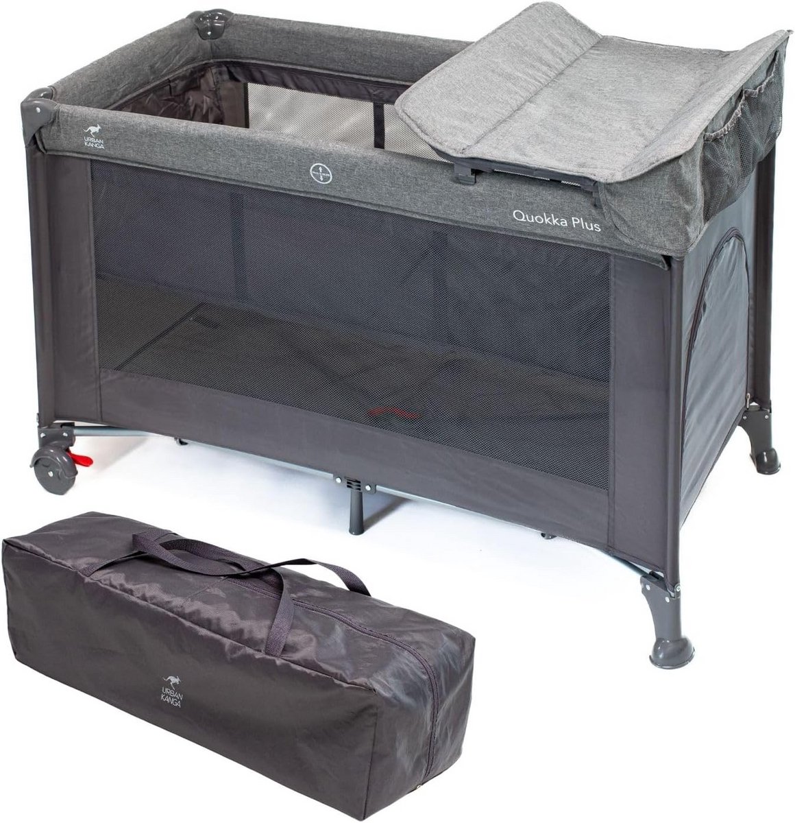 Baby Reisbedje 60x120cm met Aankleedkussen en Bassinet
