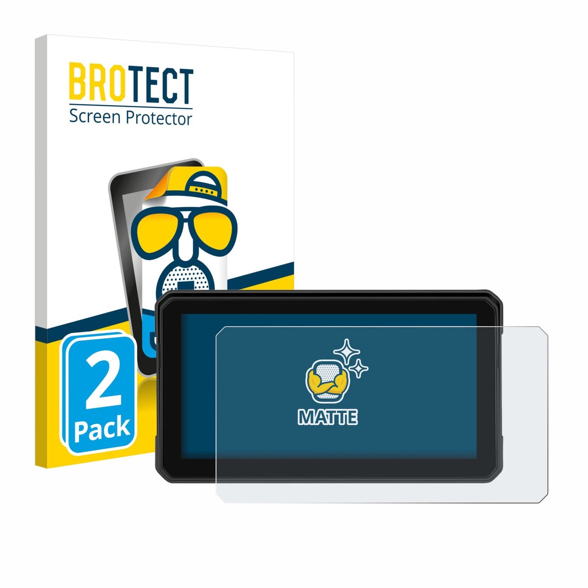 BROTECT - Screenprotector voor GOHHDL A4058 6" - Folie Beschermfolie matte 2 Stuks