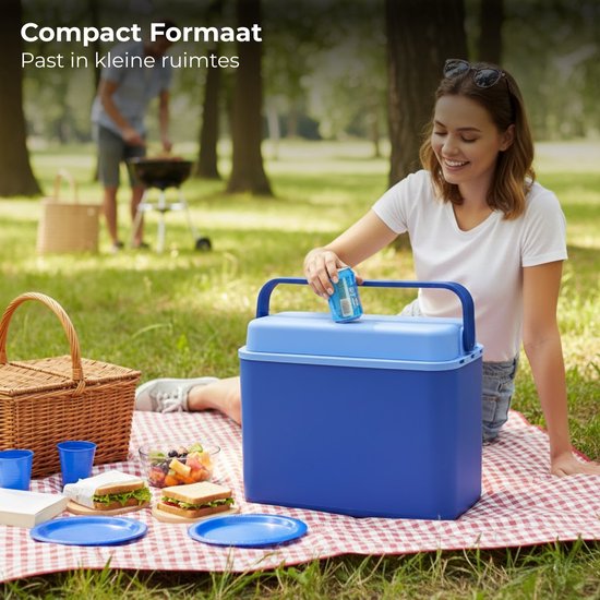 Lomera Koelbox - Koelbox 12 Liter - Koelbox Blauw - Kleine Koelbox - Smalle Koelbox - Mini Koelbox - Koelbox Camping - Koelbox Voor Camping - Koelbox Voor Onderweg - Koelbox Voor Picknick van Merkloos — afbeelding 4