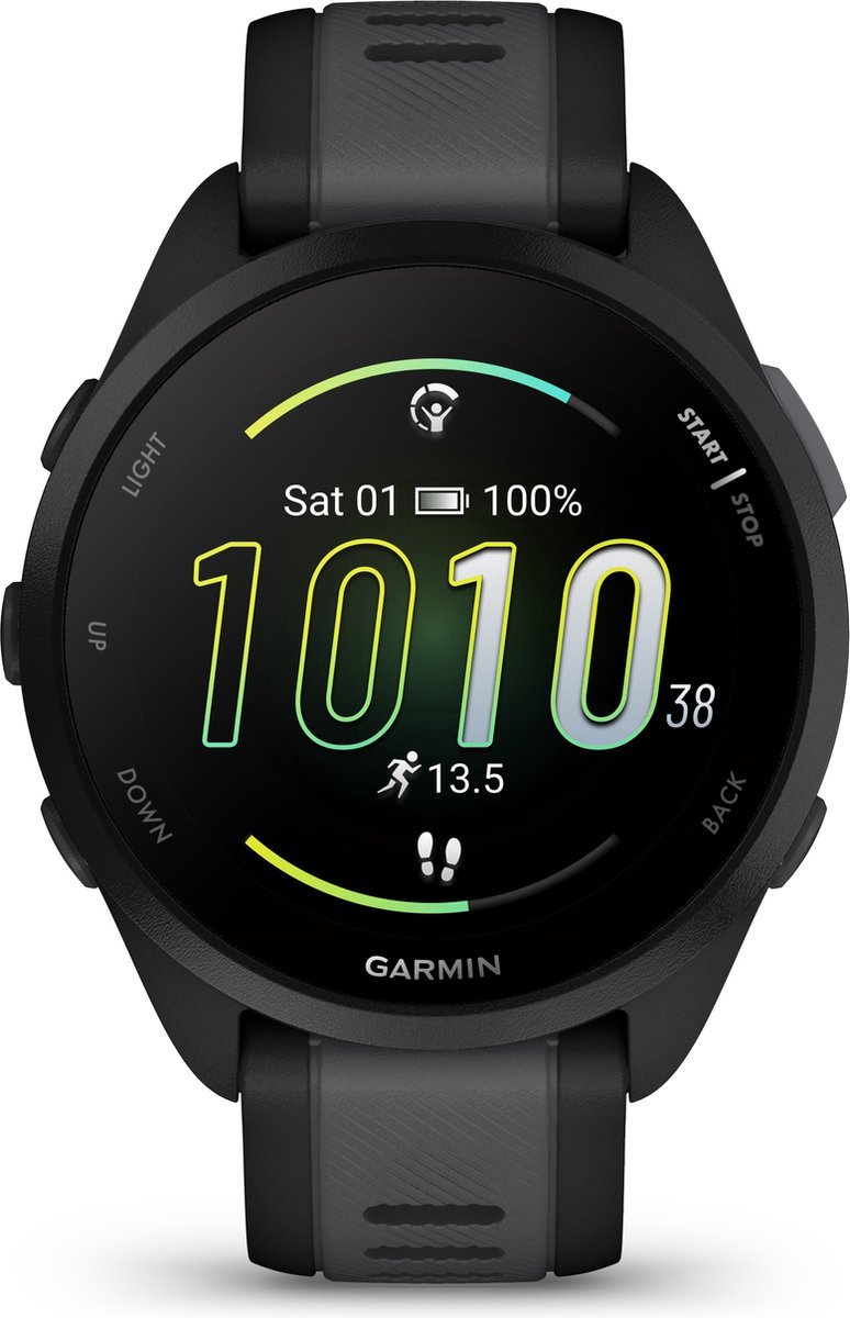 Garmin Forerunner 165 - Global versie - Hardloophorloge - Black-Slate Grey