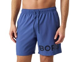 Björn Borg Zwembroek Heren - Zwemshort Mannen - Blauw Costal Fjord - 100% Recycled Polyester