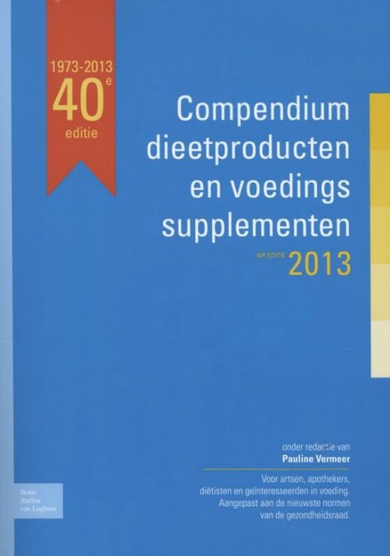 Compendium dieetproducten en voedingssupplementen 2013 - cover