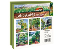 Kaartenmapje Landscapes, Peter van Tilburg 10 Stuks