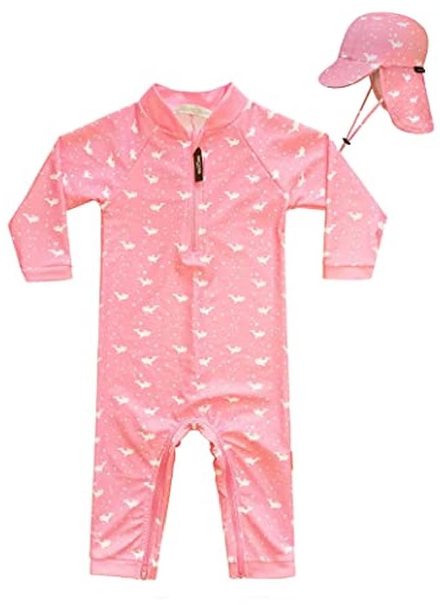 Babyzwempak UPF 50+ Rash Guard voor meisjes en jongens met lange mouwen