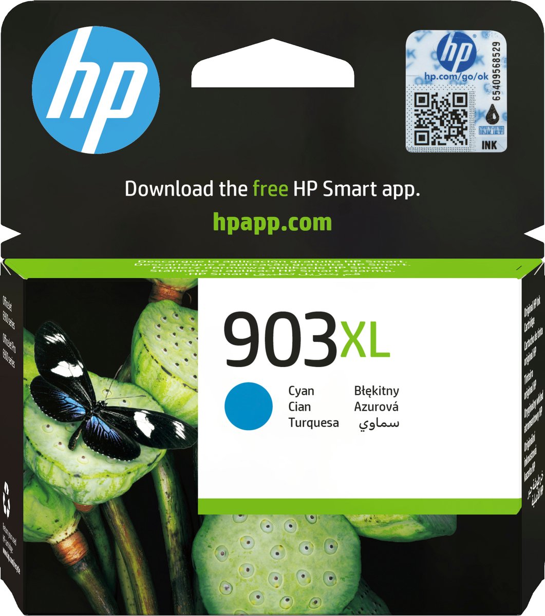 HP 903XL - Inktcartridge / Cyaan / Hoge Capaciteit