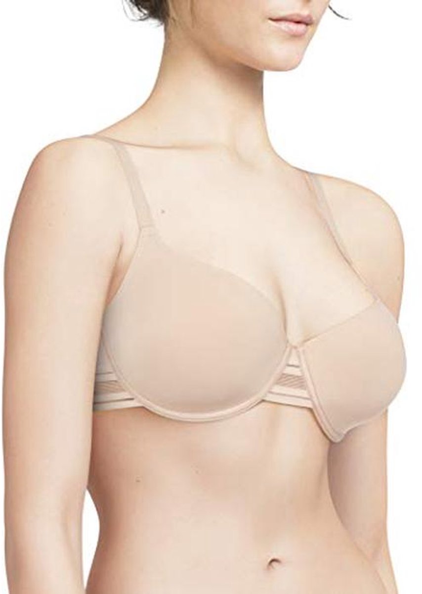 Comfortabele Beha met 3/4 Cup en Verstelbare Bandjes voor Dames - Beige