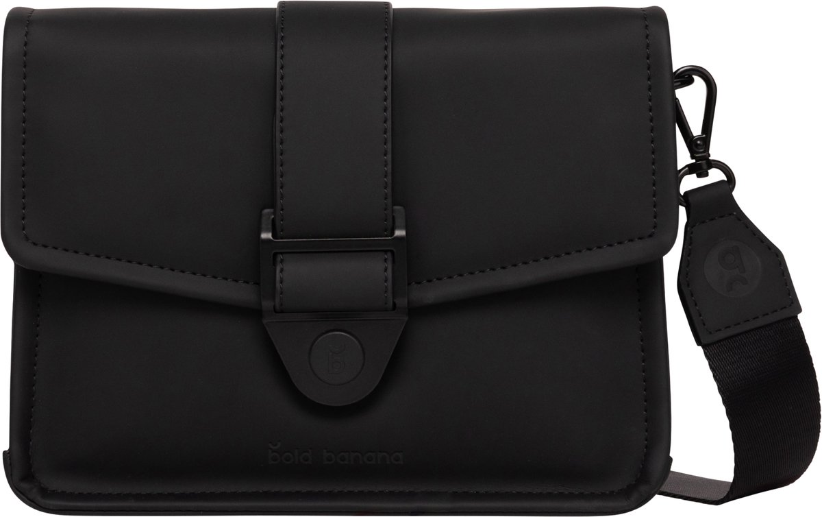 Bold Banana Swipe Crossbody Tas - Klein en Medium - Schoudertas - Festival - Vegan - Waterafstotend - Verstelbare Schouderband - Dames Tas - Zwart