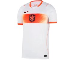 Nike Nederlands Elftal Uitshirt 2026-2028 - Wit/Oranje - Maat XS - Heren