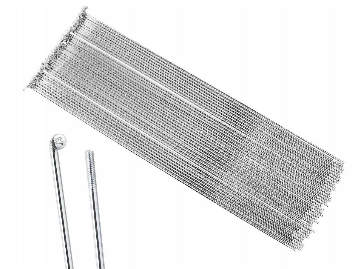 SLE Spokes Serie - Stalen Spaken - 239mm - Gegalvaniseerd - Zilver