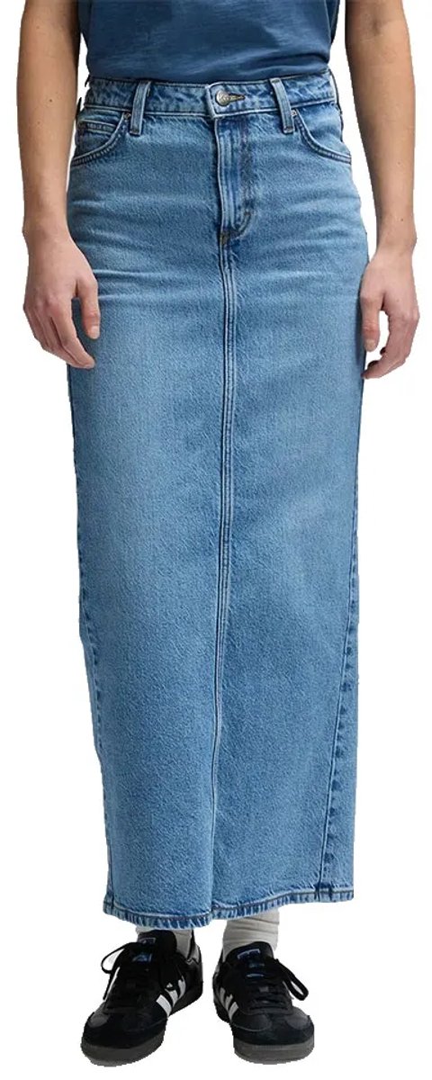 Lee 112376721 Lange Rok 31 Vrouw Blauw