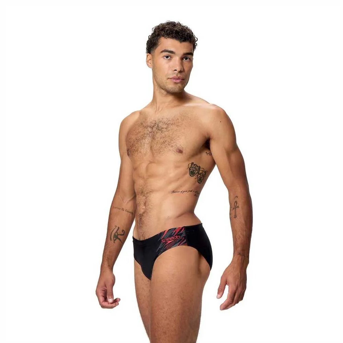 Speedo Medly Logo 3.5in Zwemslip Zwart UK 32 Man — afbeelding 12