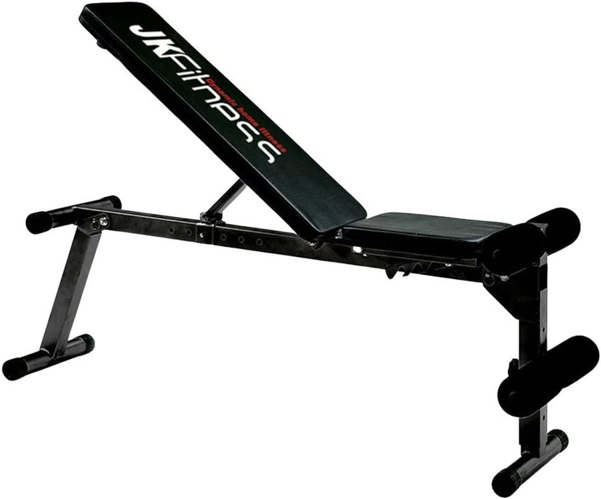 Trainingsbank - Fitness Bank - Krachtraining Thuis - Verstelbare Rugleuning - 135cm Lengte