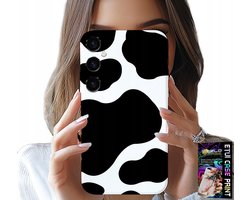 Hoesje voor Samsung Galaxy A54 5G - Zwart-wit koeienprint, trendy patroon
