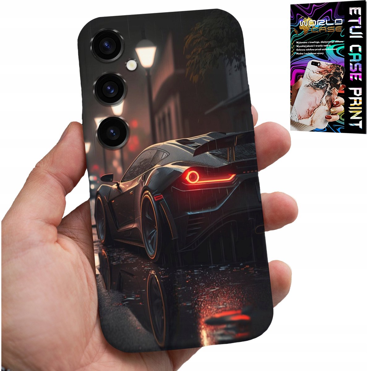 HOESJE VOOR SAMSUNG GALAXY S24 FE - SPORTWAGENS MOTORFIETSEN GLAS