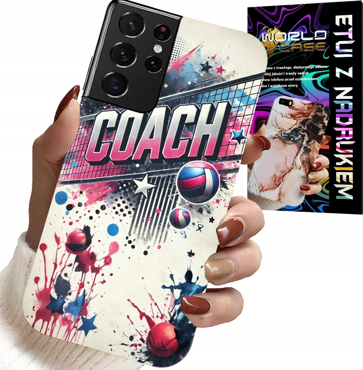 HOESJE VOOR SAMSUNG GALAXY S21 Ultra - RETINA COACH MESH COVER, ACHTERKANT