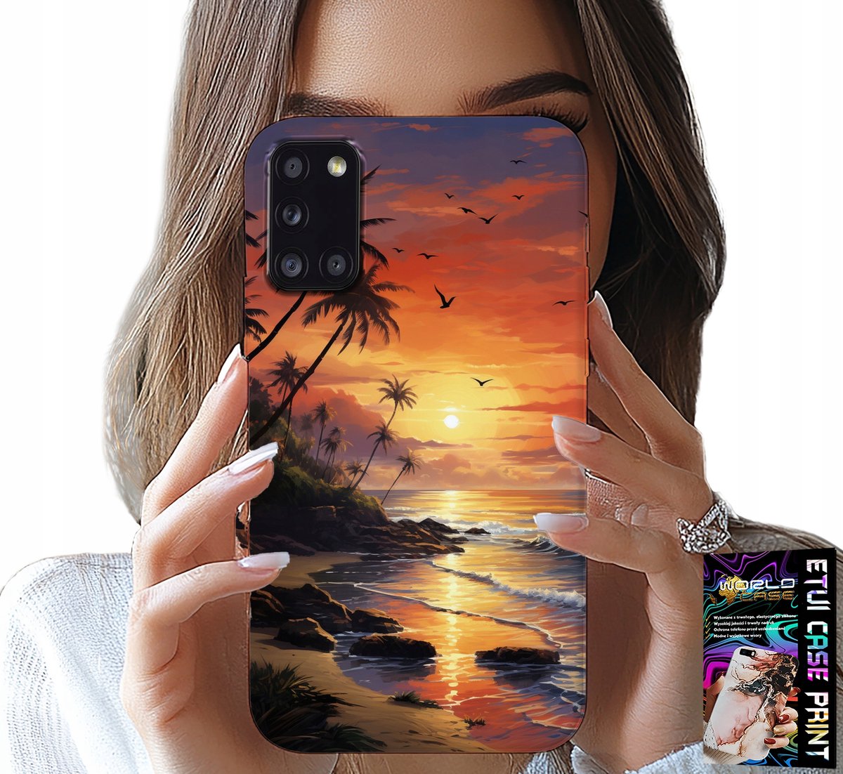 HOESJE VOOR SAMSUNG GALAXY A31 - STRAND, VAKANTIE, TROPISCHE EILAND COVER