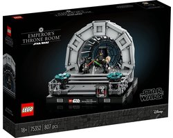 LEGO Star War Troonzaal van de Keizer Diorama Modelbouw Set - 75352
