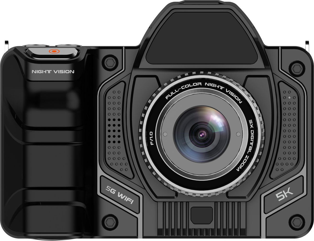 Digitale nachtzichtcamera met 10x zoom en 4K-video